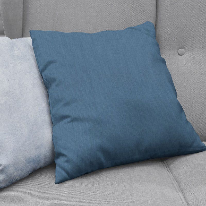 Bonny Navy Plain Fabric Cushion Covers