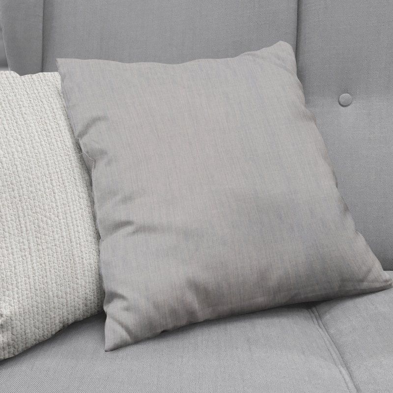 Bonny Cement Plain Fabric Cushion Covers