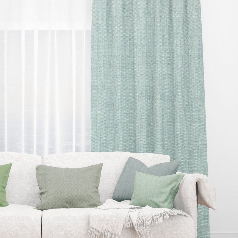 Bonny Nile Plain Fabric Thermal Curtains NZ