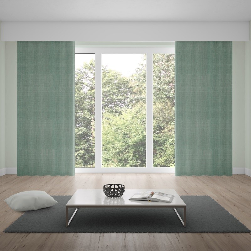 Bonny Lichen Plain Fabric Curtains Online