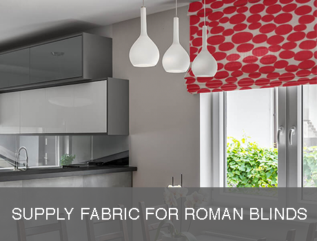 Supply Own Fabric Roman Blinds